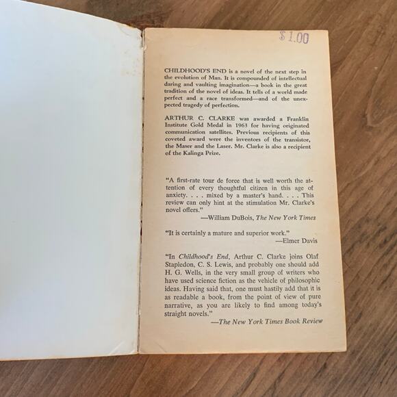 Arthur C Clarke Reach For Tomorrow Childhood's End 1969 Ballantine SciFi PB - Picture 6 of 16